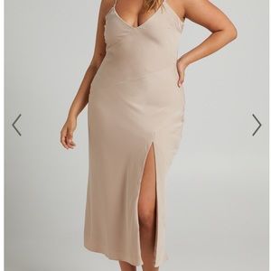 Champagne Midi Dress